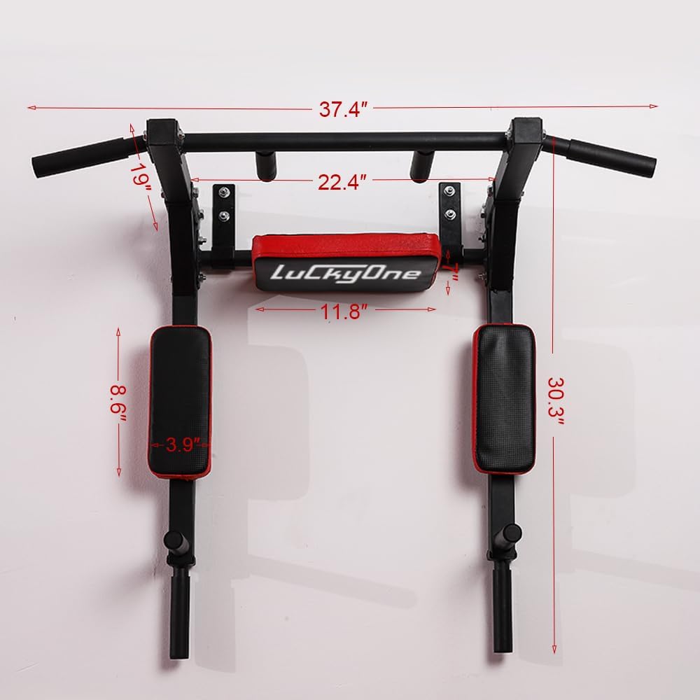 Heavy Duty Wall Mount Pull Up Dip Station