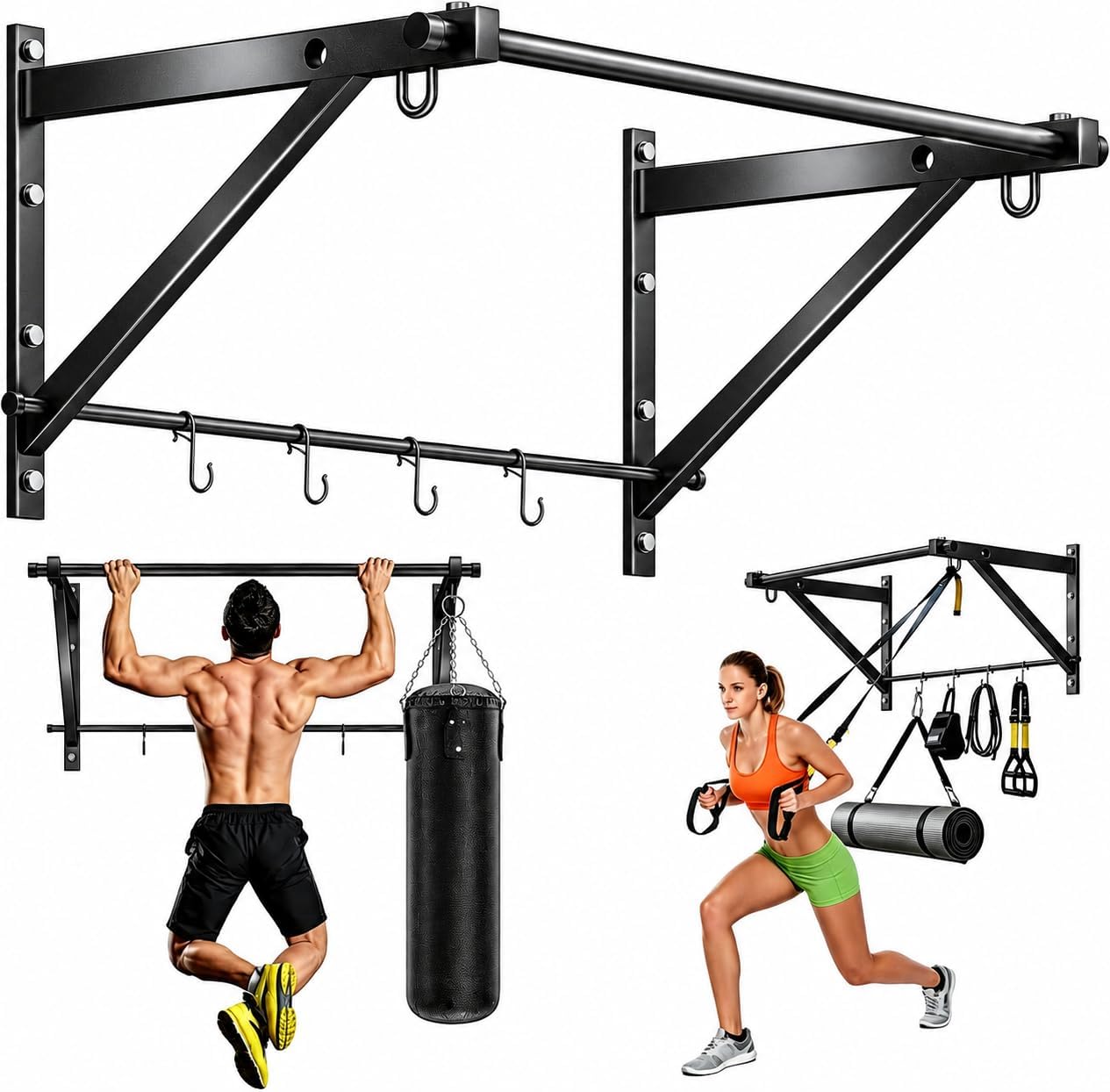 Heavy Duty Wall Pull Up Bar