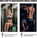 Wall Mount Multi-Grip Pull Up Dip Station