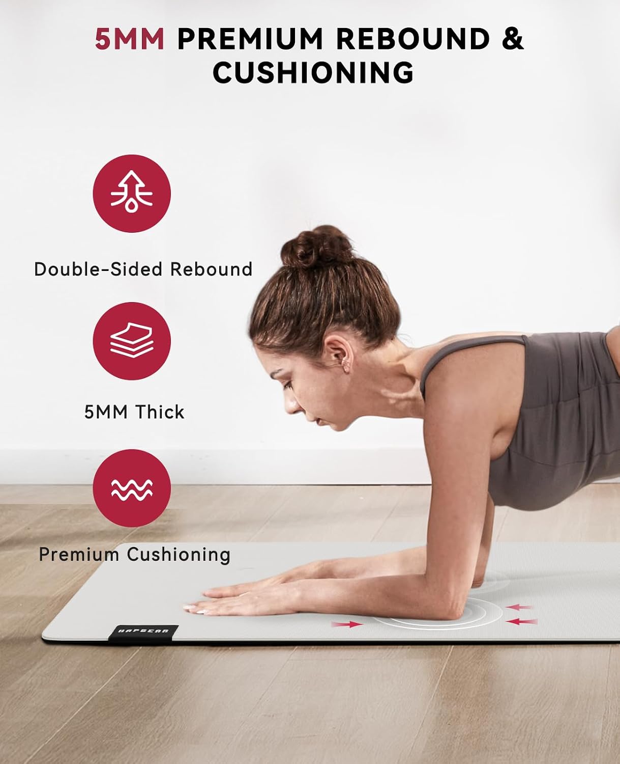 Dual Layer Non-Slip Large Yoga Mat