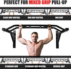 Wall Mount Multi-Grip Pull Up Dip Station