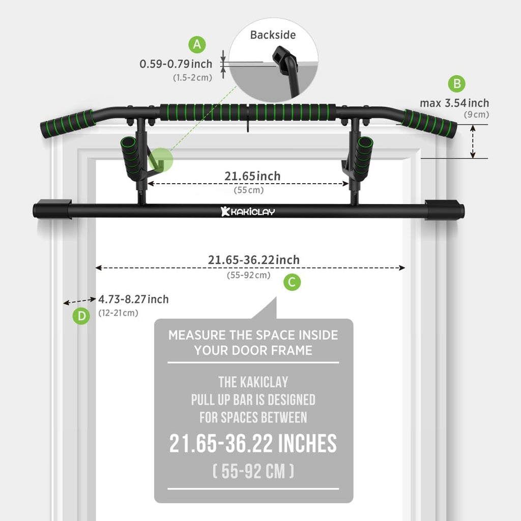 Foldable No-Slip Door Pull Up Bar