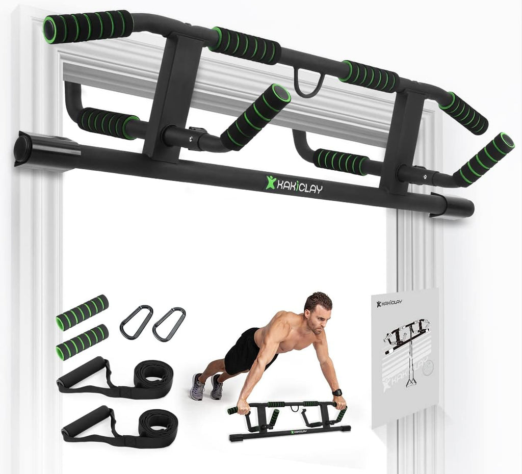 Multi-Grip Pull Up Bar with Large Hooks