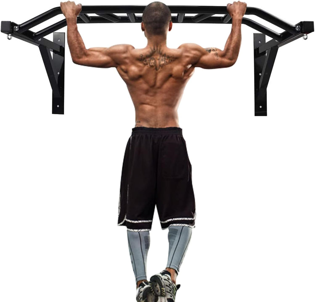 Wall Mount Multi-Grip Pull Up Dip Station