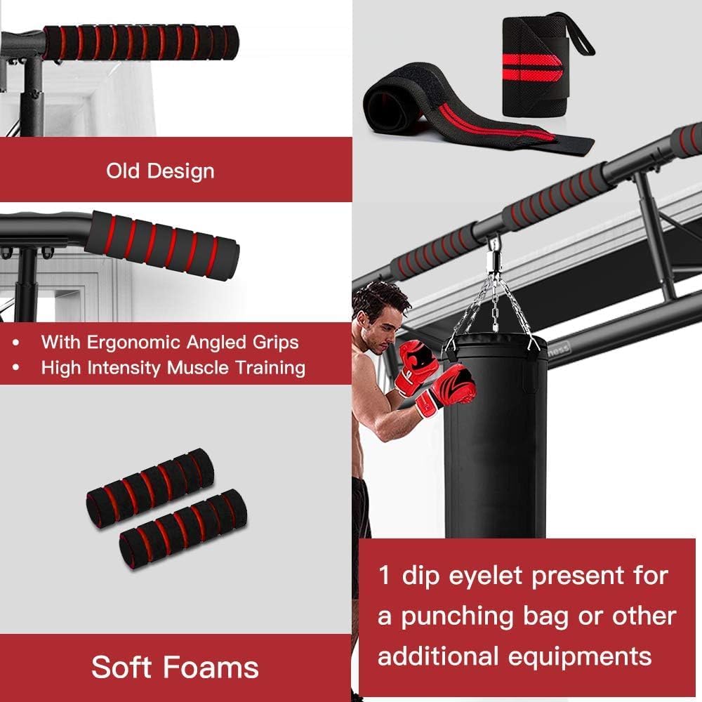 Ergonomic Doorway Pull Up Bar