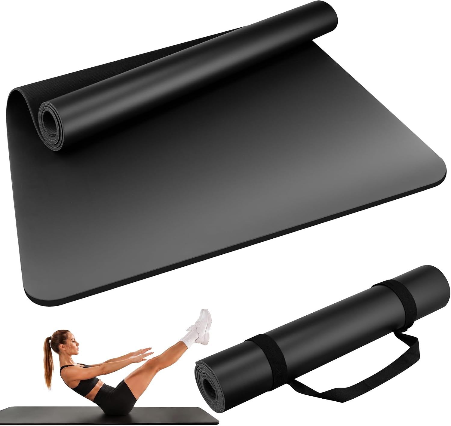 PU Rubber Non-Slip Yoga Mat