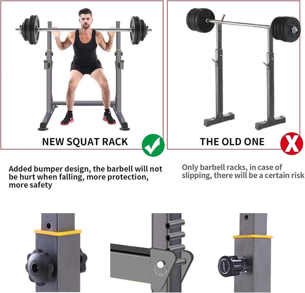 Multi-Function Adjustable Portable Squat Rack