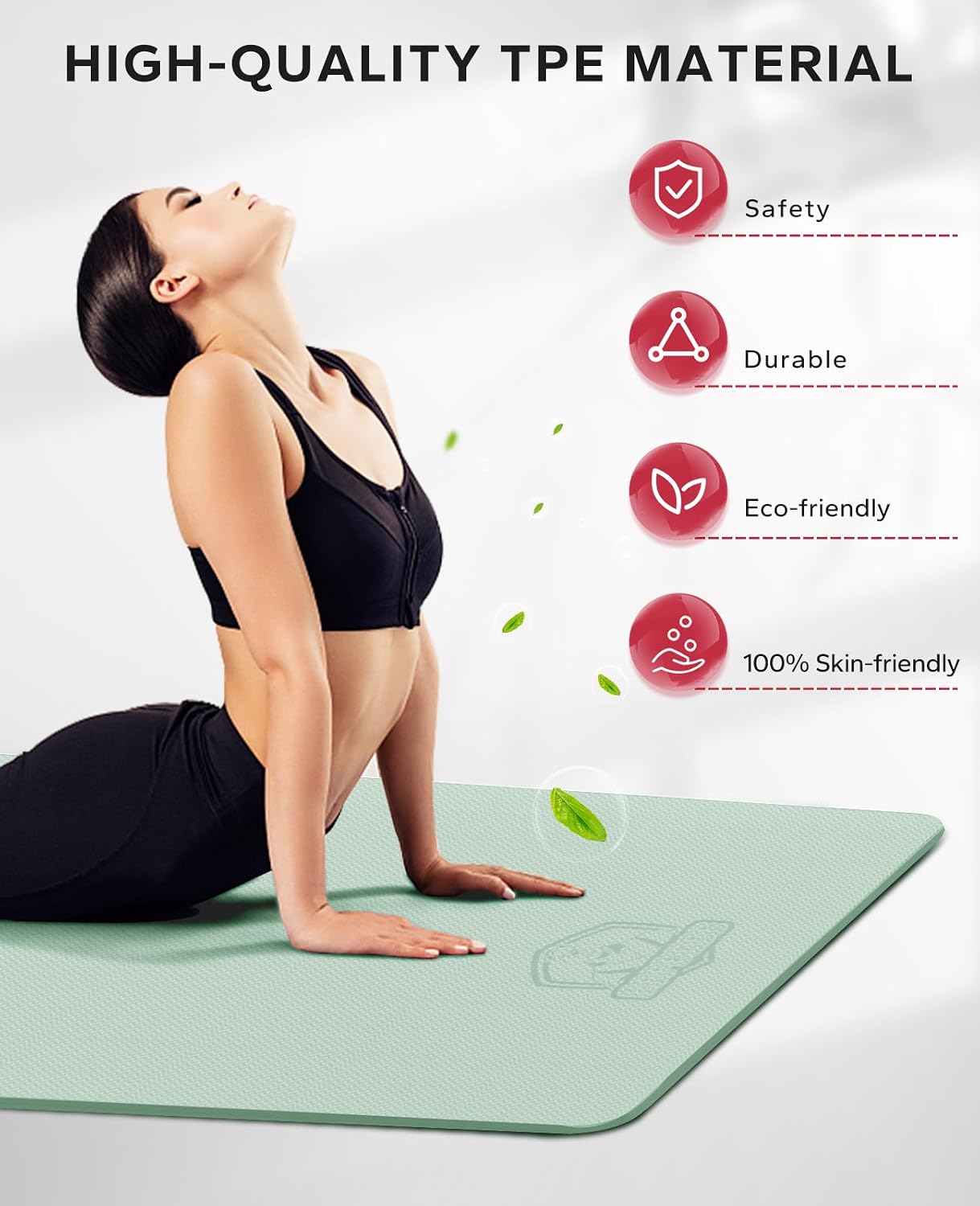Wide Thick Non-Slip Yoga Mat