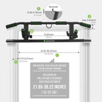 Multi-Grip Pull Up Bar with Large Hooks