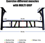 Wall Mount Multi-Grip Pull Up Dip Station