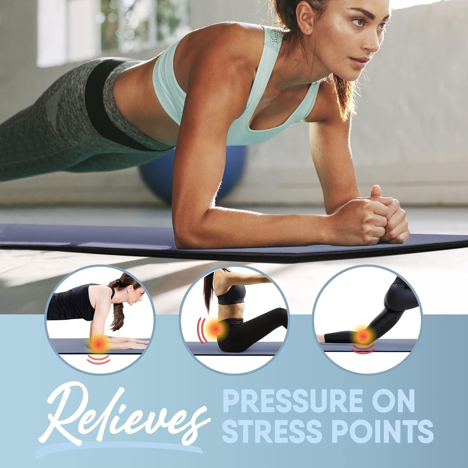 Thick Skid Resistant Yoga Mat