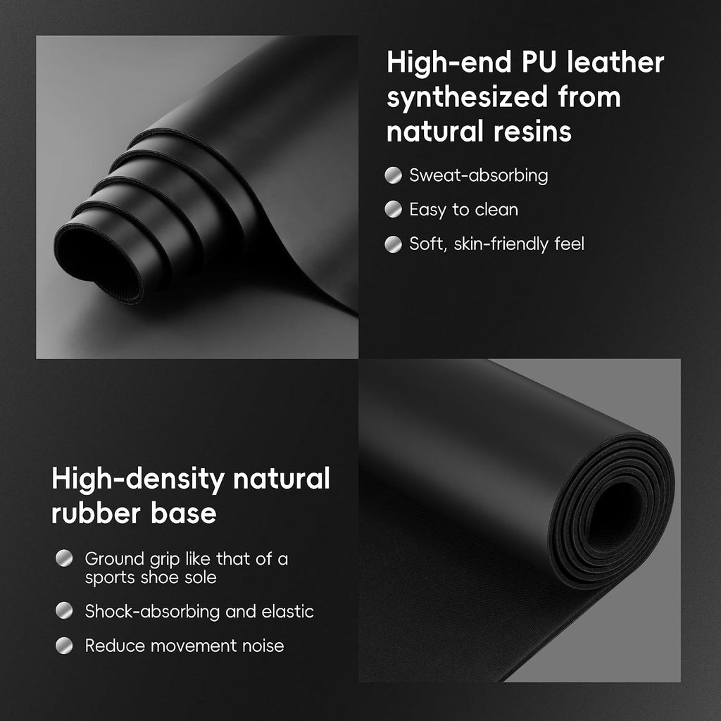 PU Rubber Non-Slip Yoga Mat