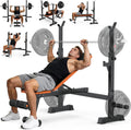 770LBS Adjustable Weight Bench with Squat Rack