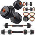 5-in-1 Multi-Purpose Adjustable Dumbbell Set with Connector