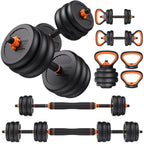 5-in-1 Multi-Purpose Adjustable Dumbbell Set with Connector