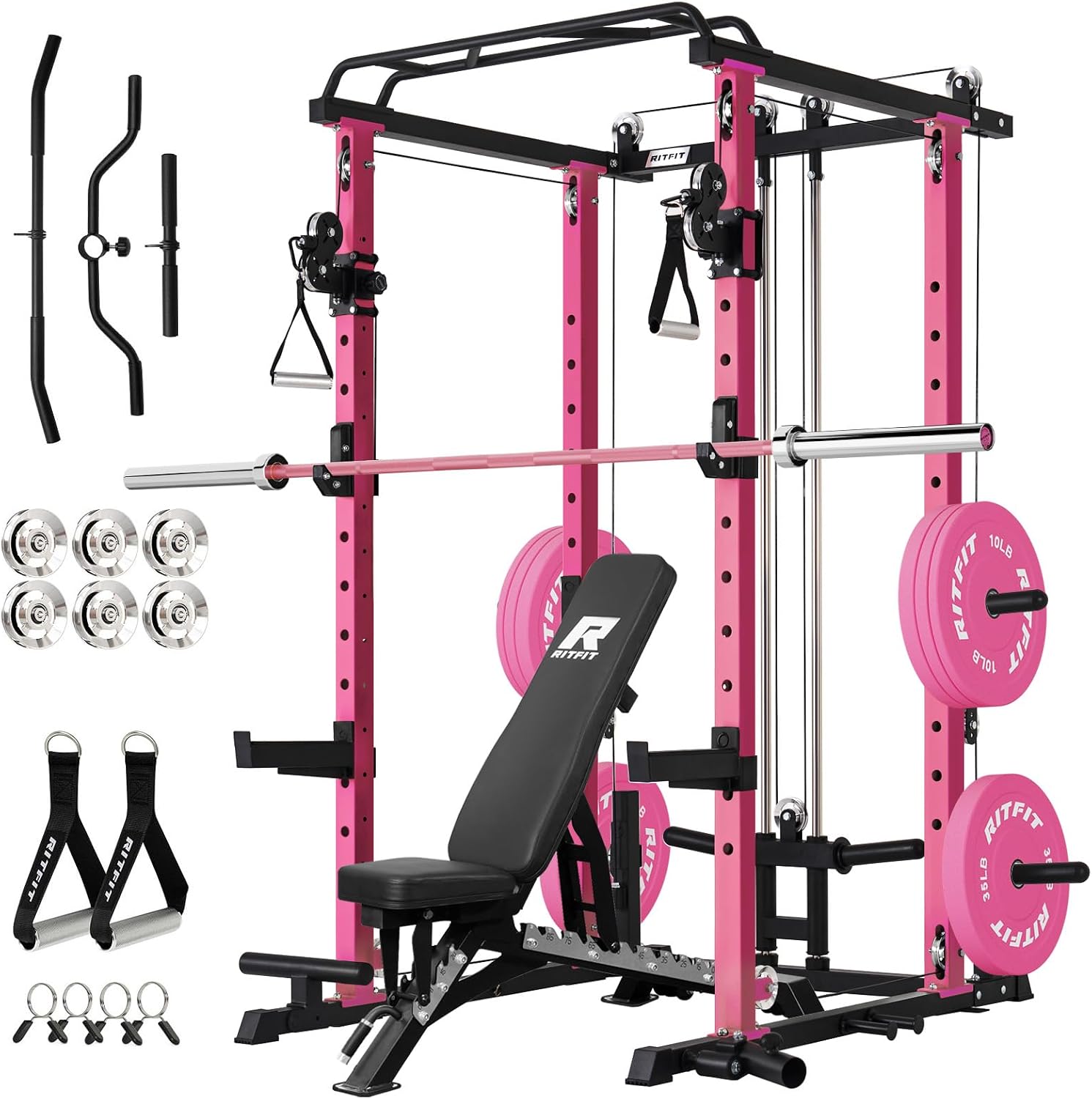 1200LBS Power Cage Full Gym Package