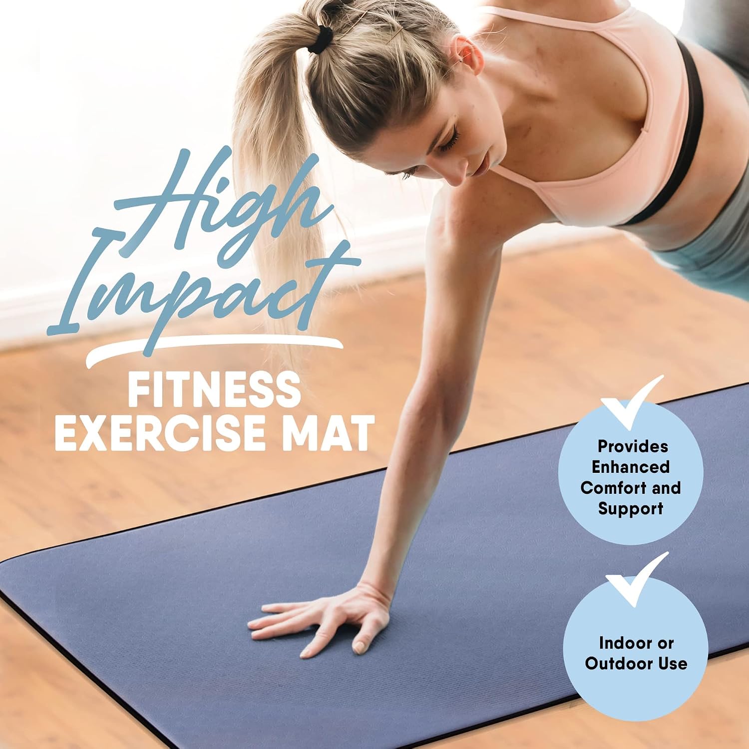 Thick Skid Resistant Yoga Mat