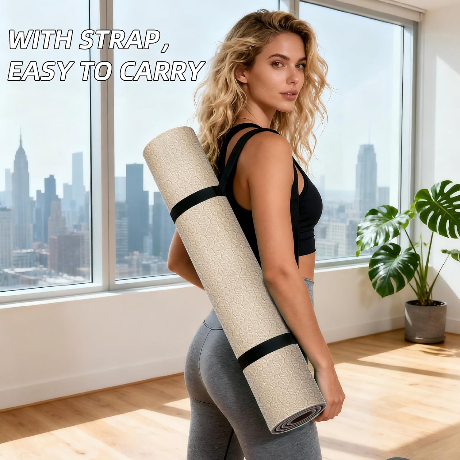 Thick Double Color TPE Yoga Mat