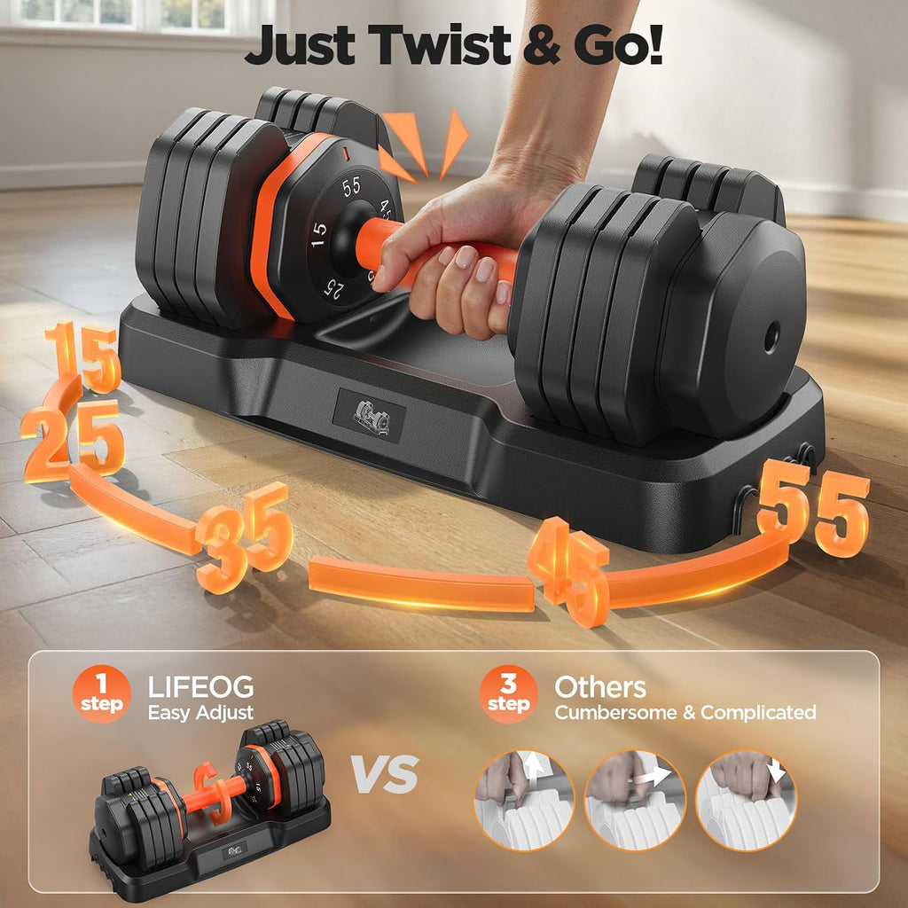 2026 FDB2 Adjustable Dumbbell Set with Storage Box