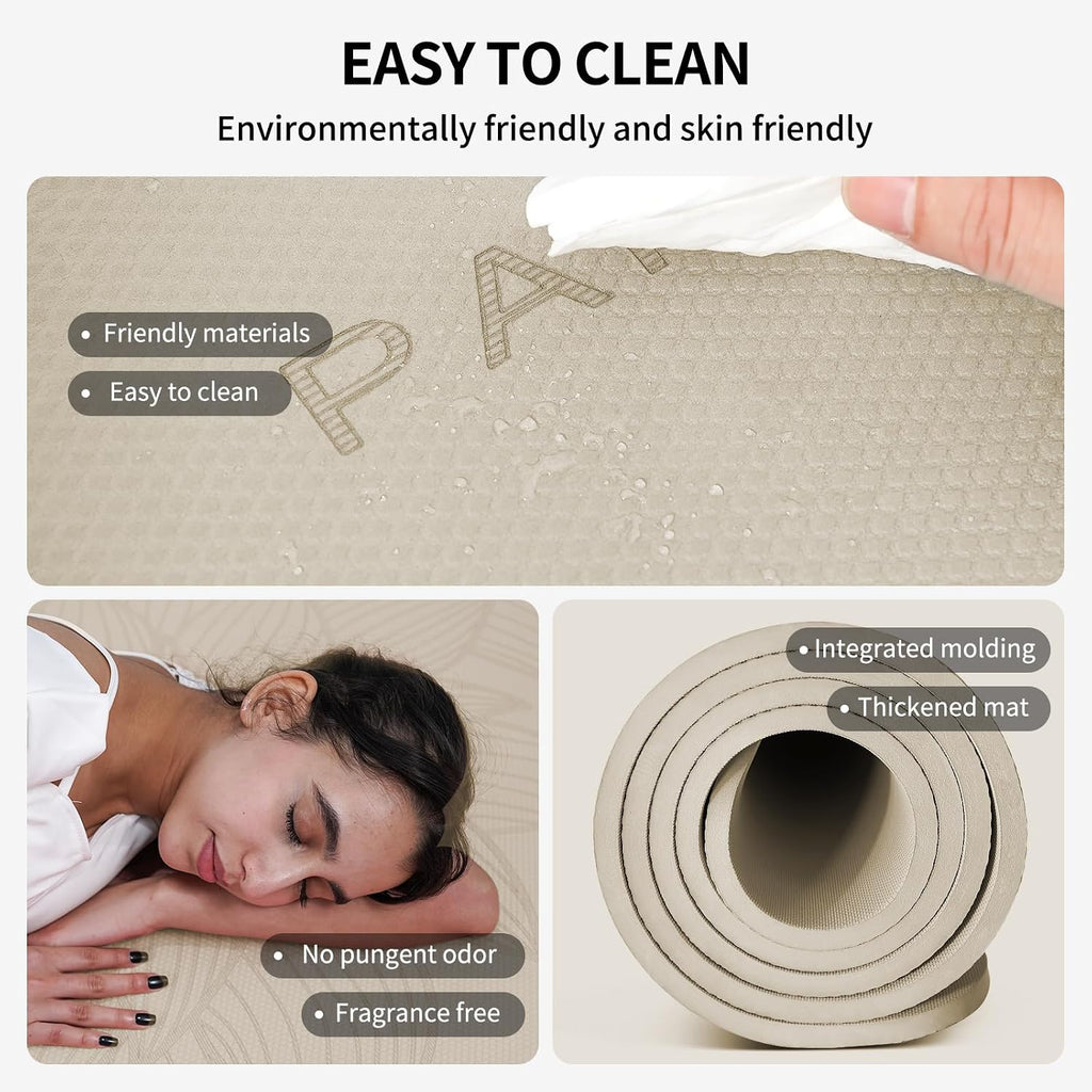 Wide Thick Non-Slip Yoga Mat
