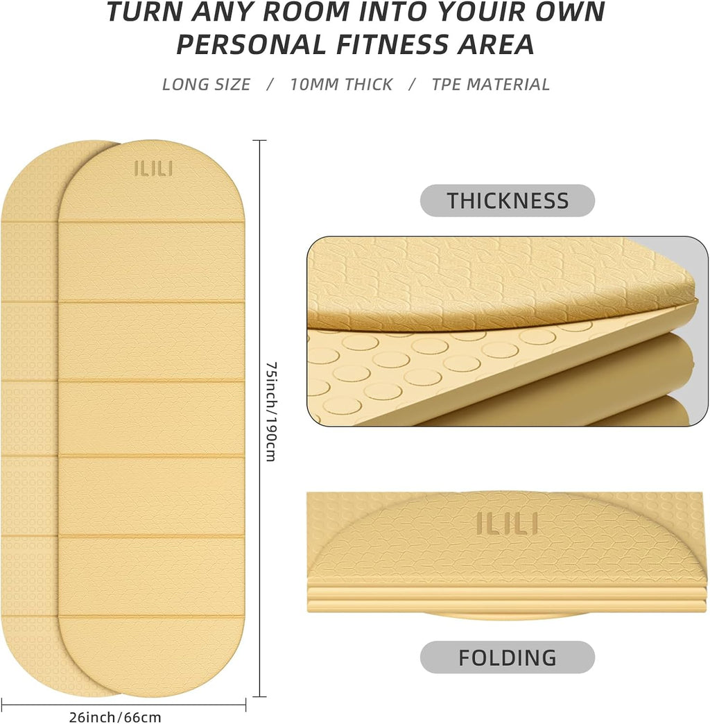 Portable Foldable TPE Yoga Mat