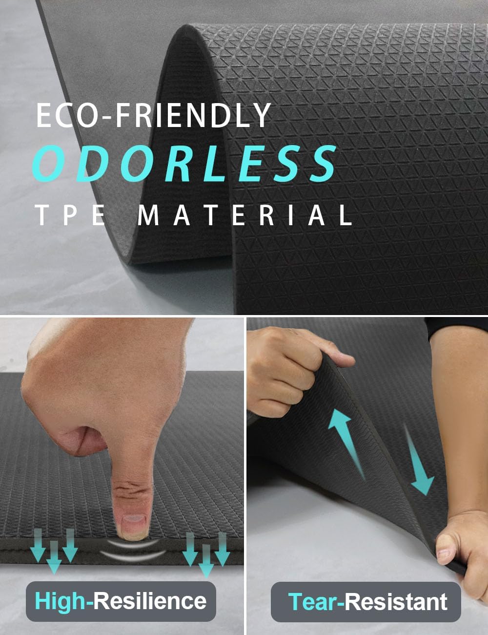 Oversized Double-Sided TPE Yoga Mat