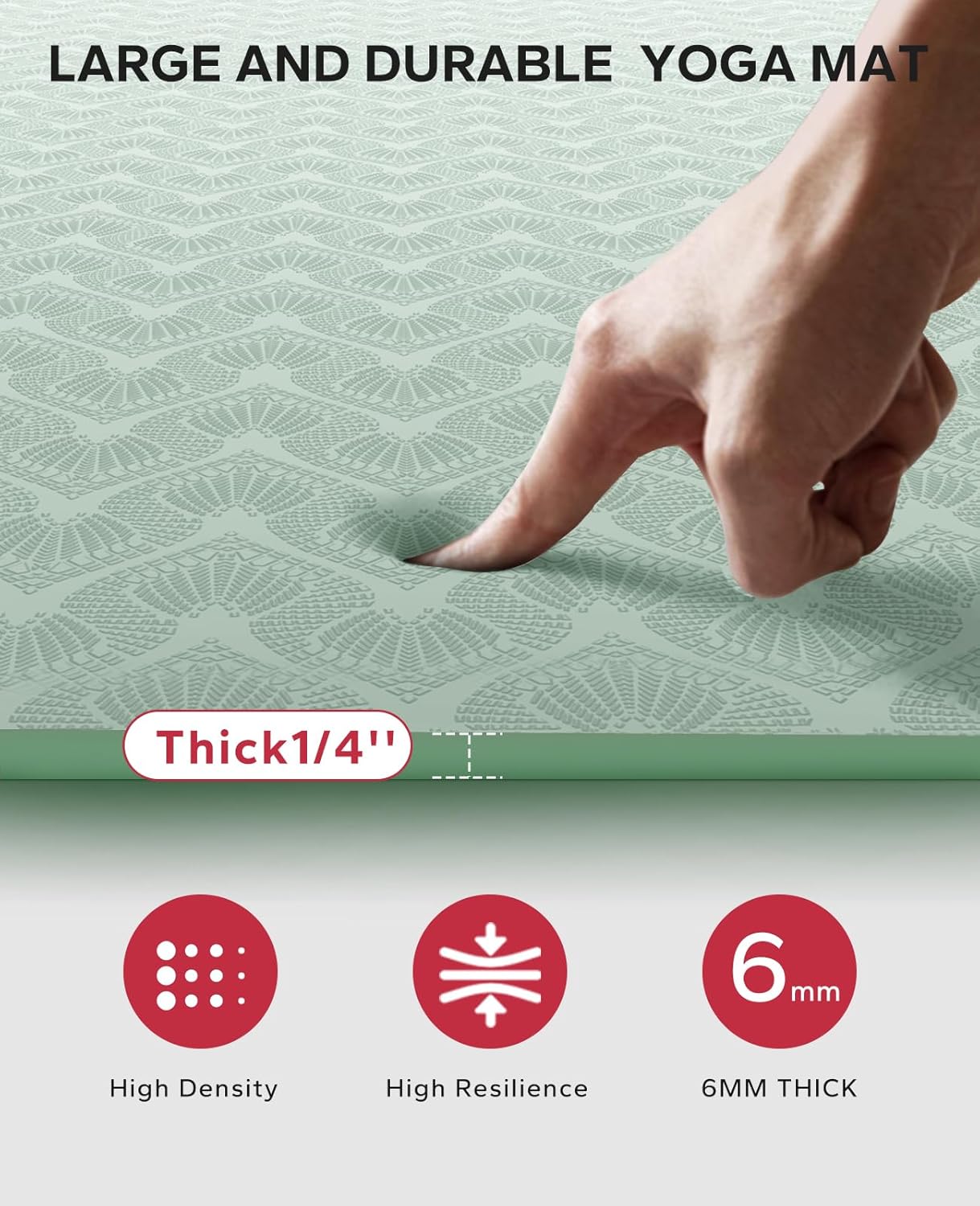Wide Thick Non-Slip Yoga Mat