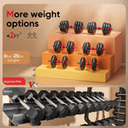5-in-1 Multi Functional Adjustable Dumbbell Set with Connector