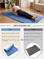 EaseUp Wide Thick Yoga Mat