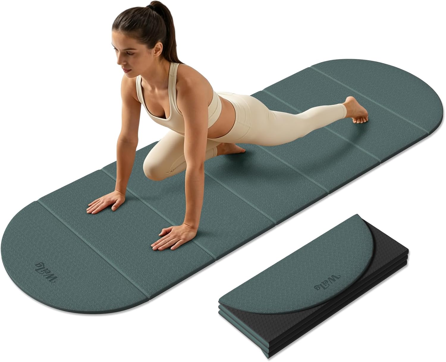 Foldable TPE Non-Slip Yoga Mat