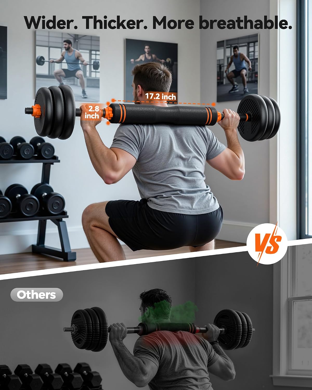 5-in-1 Multi-Purpose Adjustable Dumbbell Set with Connector