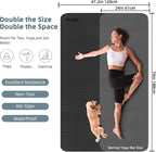 Extra Wide Foldable Yoga Mat