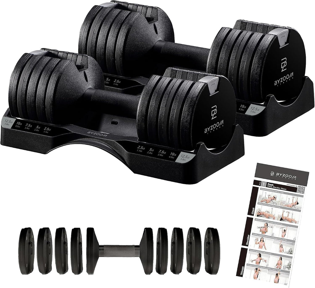 Pure Series Multi-Weight Adjustable Dumbbell White