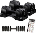Pure Series Multi-Weight Adjustable Dumbbell White