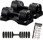 Pure Series Multi-Weight Adjustable Dumbbell White