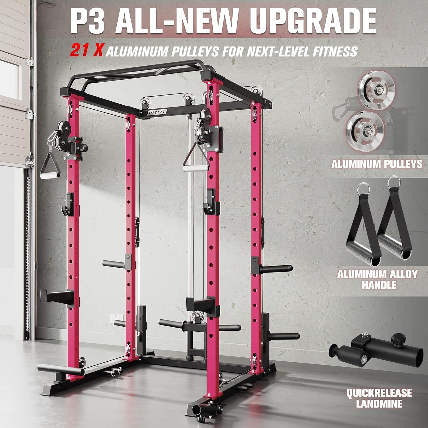 1200LBS Power Cage Full Gym Package