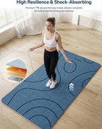 EaseUp Wide Thick Yoga Mat