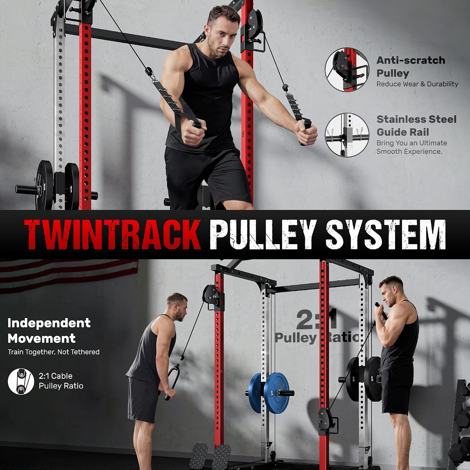 2000LBS DP01 Power Cage with Cable Crossover