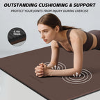 Wide Thick Non-Slip Yoga Mat