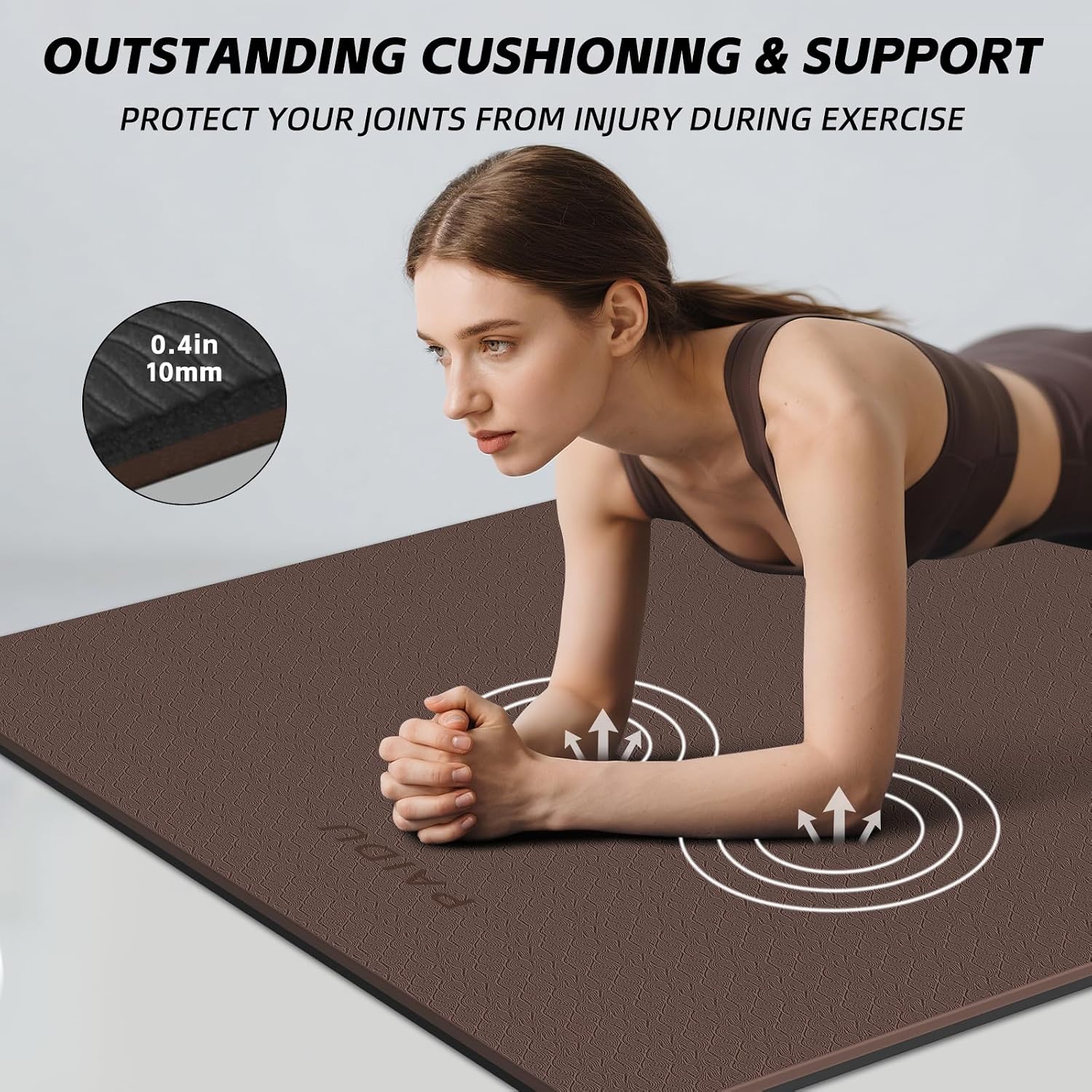 Wide Thick Non-Slip Yoga Mat