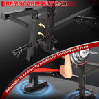 900LBS All-in-One Weight Bench with Squat Rack