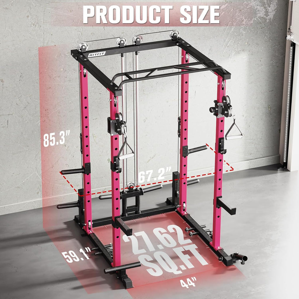 1200LBS Power Cage Full Gym Package